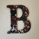 Cowhide Wall Letters (Set of 2)