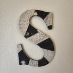 Cowhide Wall Letters (Set of 2)