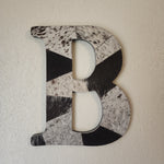 Cowhide Wall Letters (Set of 2)