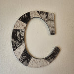 Cowhide Wall Letters (Set of 2)