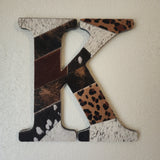 Cowhide Wall Letters (Set of 2)