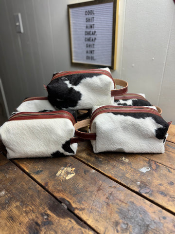 Dopp Kit/Make-Up Bag (Black and White HoH)