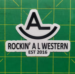 Rockin' A L Western Sticker