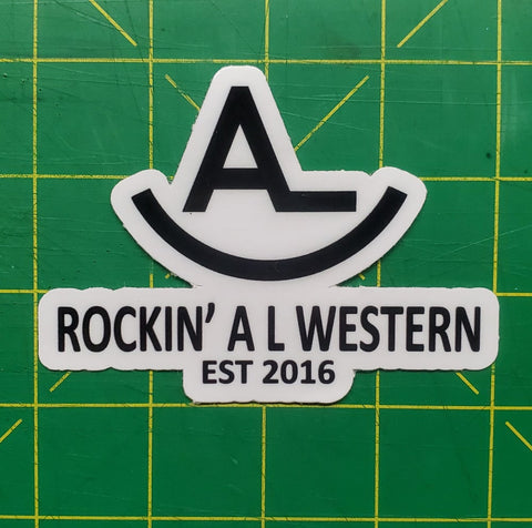 Rockin' A L Western Sticker