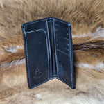 Roper Wallet (Black Ostrich)