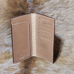 Roper Wallet (Dark Brown Ostrich Print)